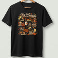 Tis The Season Halloween Pumpkin Cat Spooky Autumn T-Shirt