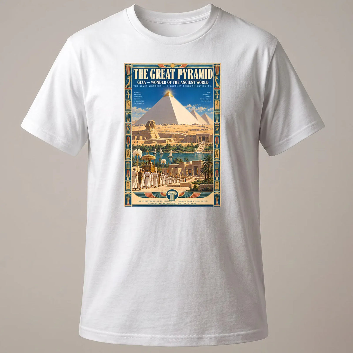 The Great Pyramid of Giza – Wonder of the Ancient World T-Shirt