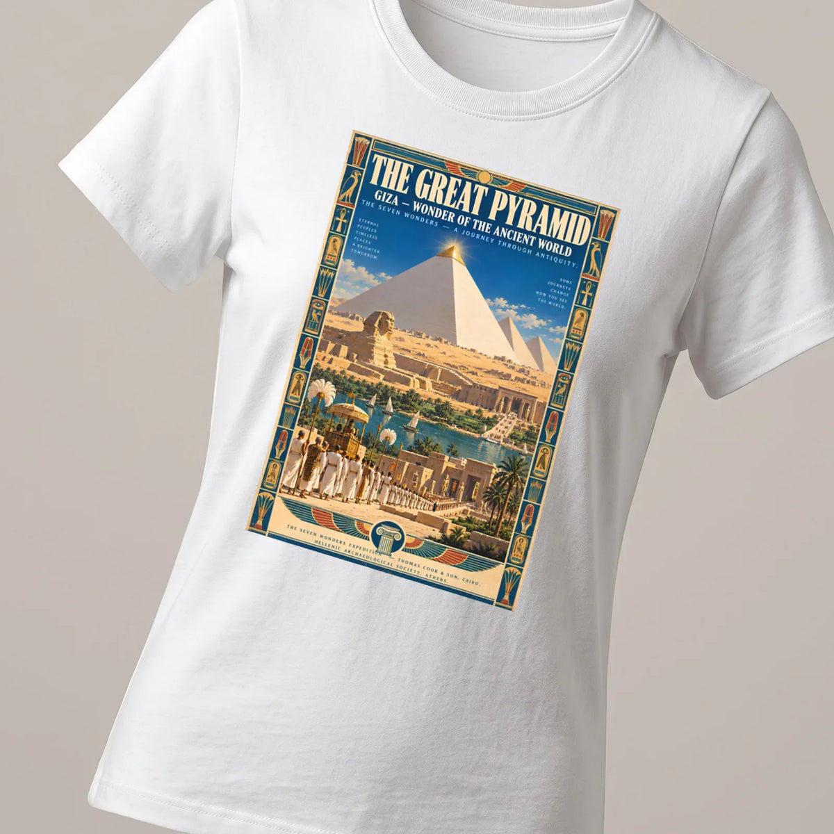 The Great Pyramid of Giza – Wonder of the Ancient World T-Shirt